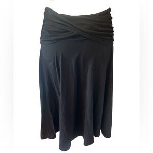 James Perse skirt size 2- 95% cotton twist waist  see pics 4 size chart & meas